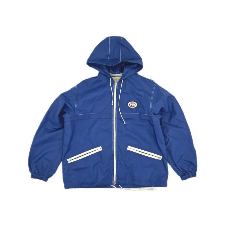 Gucci Gucci FW21 Blue Lightweight Zip Jacket Size US M / EU 48-50 / 2 - 2 Thumbnail