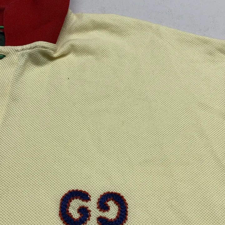 Gucci Gucci Colorblock Logo Short Sleeve Polo Shirt Size US M / EU 48-50 / 2 - 9 Thumbnail