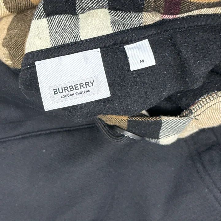 Burberry Burberry Black Hooded Sweatshirt for Men Size US M / EU 48-50 / 2 - 3 Thumbnail