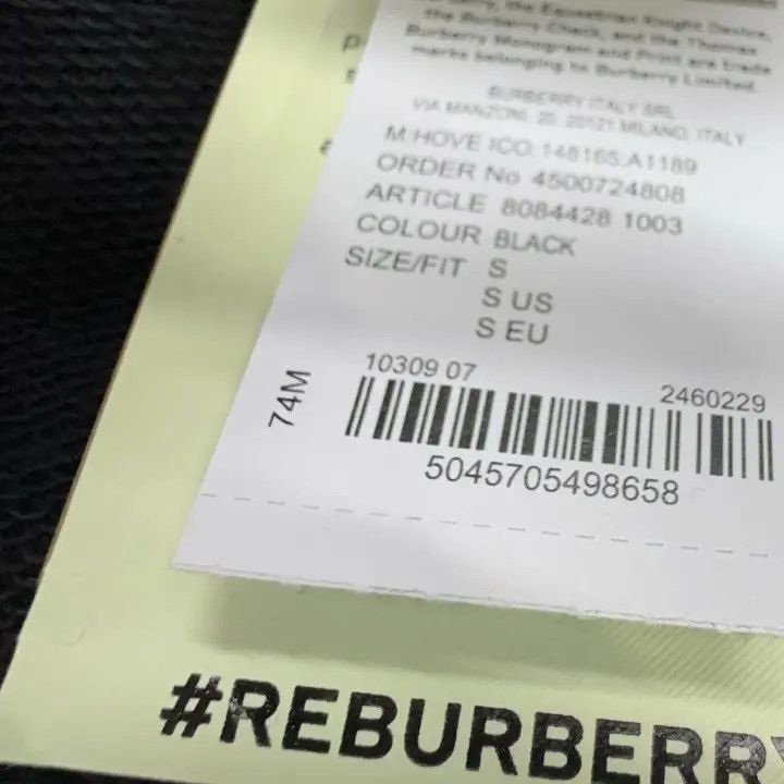Burberry Burberry Black Hooded Zip Sweatshirt for Men Size US S / EU 44-46 / 1 - 8 Thumbnail