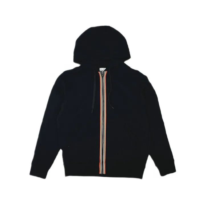 Burberry Burberry Black Hooded Zip Sweatshirt for Men Size US S / EU 44-46 / 1 - 2 Thumbnail