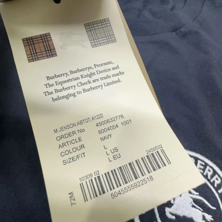 Burberry Burberry SS21 Casual Logo Tee for Men Size US L / EU 52-54 / 3 - 11 Thumbnail