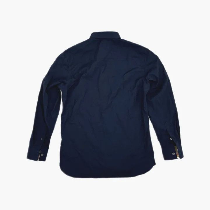 Burberry Burberry SS24 Logo Embroidered Long Sleeve Shirt Size US S / EU 44-46 / 1 - 3 Thumbnail