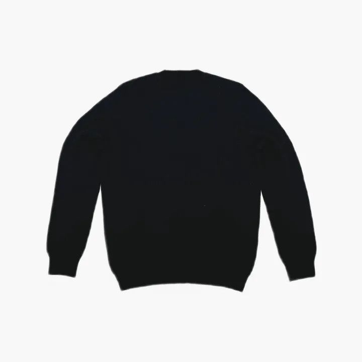 Burberry Burberry Black Wool Knit Sweatshirt for Men Size US M / EU 48-50 / 2 - 3 Thumbnail