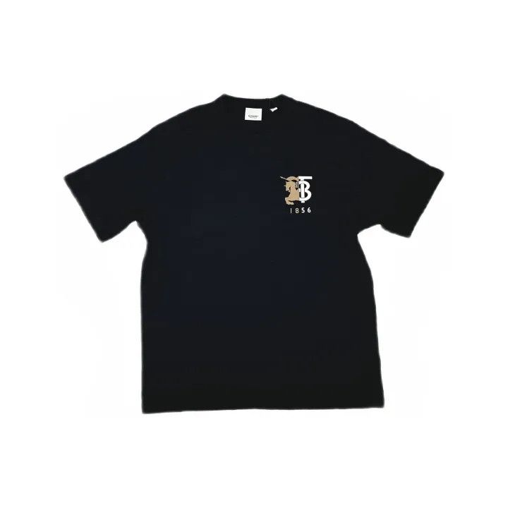 Burberry Burberry Equestrian Knight Logo Cotton T-Shirt Size US M / EU 48-50 / 2 - 2 Thumbnail