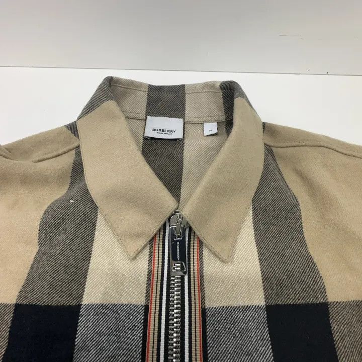 Burberry Burberry Check Wool Jacket with Double Zip Size US M / EU 48-50 / 2 - 6 Thumbnail