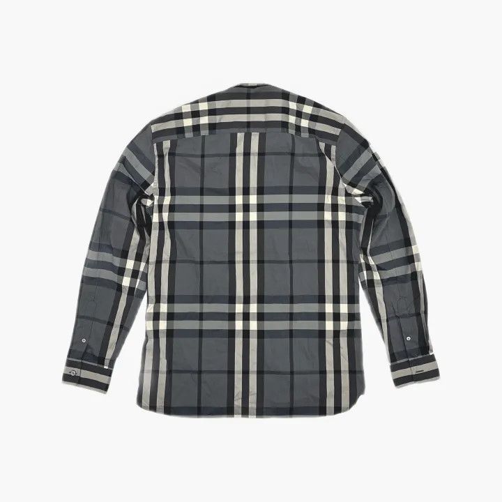 Burberry Burberry Gray Plaid Long Sleeve Shirt Size US M / EU 48-50 / 2 - 3 Thumbnail
