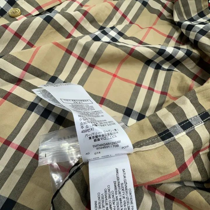 Burberry Burberry Patch Logo Short Sleeve Shirt Brown Size US M / EU 48-50 / 2 - 12 Thumbnail
