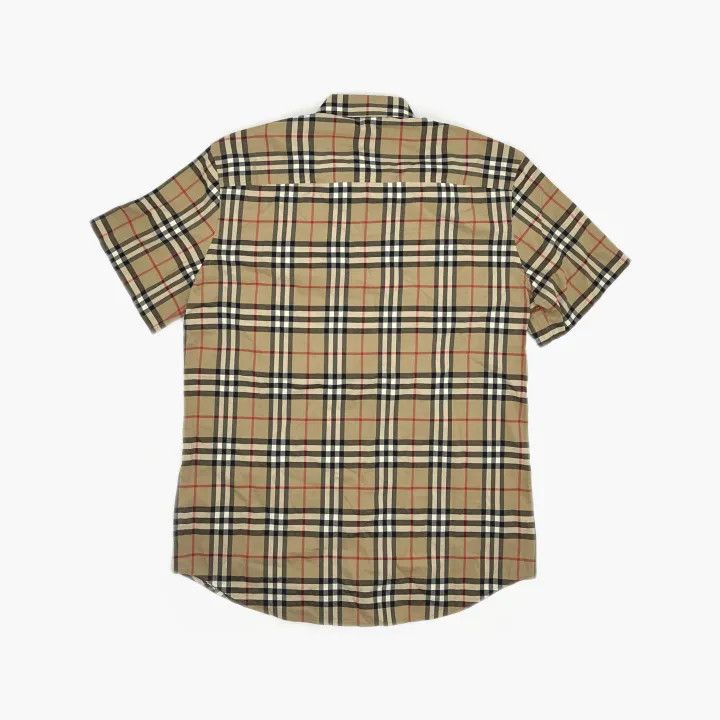 Burberry Burberry Patch Logo Short Sleeve Shirt Brown Size US M / EU 48-50 / 2 - 3 Thumbnail