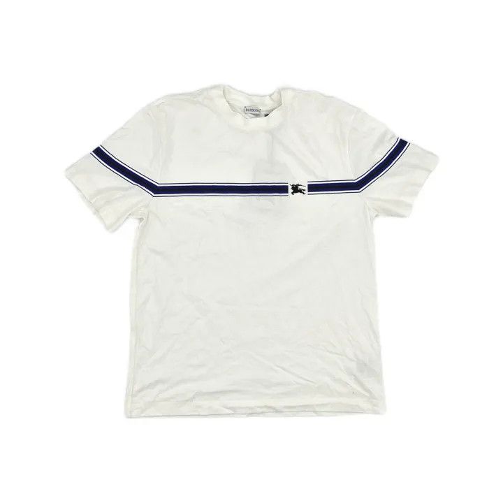 Burberry Burberry SS24 Striped Logo T-shirt for Men Size US L / EU 52-54 / 3 - 2 Thumbnail