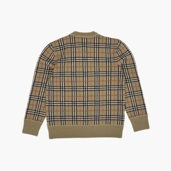 Burberry Burberry Classic Plaid Crew Neck Sweater Size US M / EU 48-50 / 2 - 3 Thumbnail