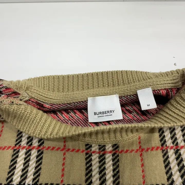 Burberry Burberry Classic Plaid Crew Neck Sweater Size US M / EU 48-50 / 2 - 6 Thumbnail