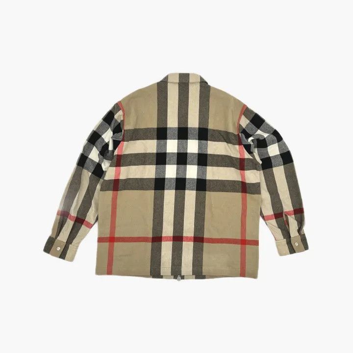 Burberry Burberry Check Wool Zip Jacket for Men Size US XXL / EU 58 / 5 - 3 Thumbnail