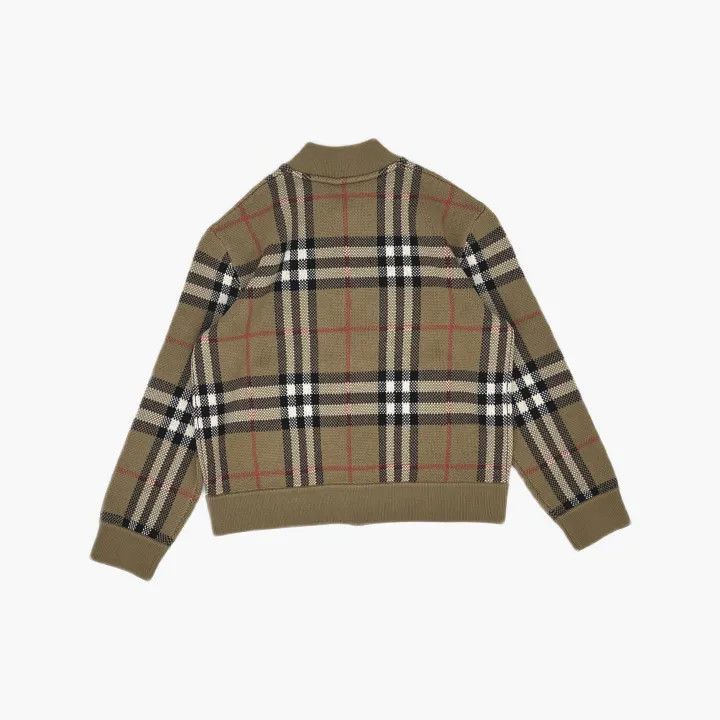 Burberry Burberry FW23 Brown Plaid Zip Cardigan Size US M / EU 48-50 / 2 - 3 Thumbnail