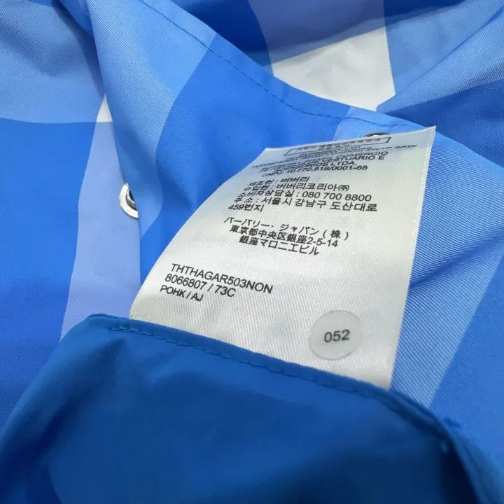 Burberry Burberry Blue Check Hooded Jacket Size US M / EU 48-50 / 2 - 4 Thumbnail