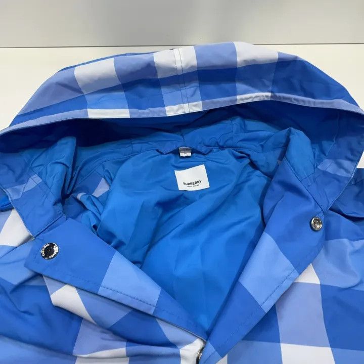 Burberry Burberry Blue Check Hooded Jacket Size US M / EU 48-50 / 2 - 7 Thumbnail