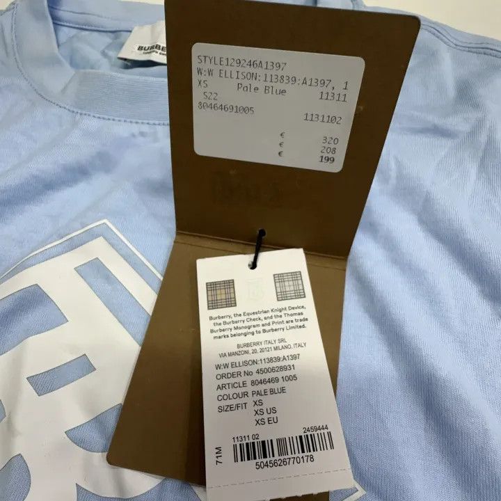 Burberry Burberry SS23 Logo Print Crew Neck T-Shirt Size US XS / EU 42 / 0 - 11 Thumbnail