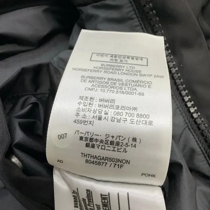 Burberry Burberry Black Zip Hooded Coat for Men Size US L / EU 52-54 / 3 - 3 Thumbnail
