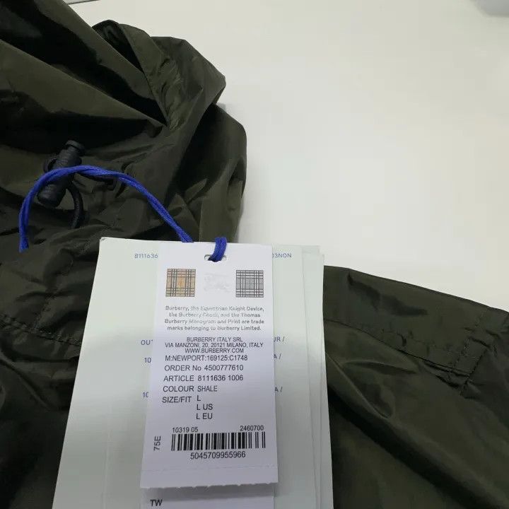 Burberry Burberry SS25 Hooded Zip Jacket for Men Size US L / EU 52-54 / 3 - 8 Thumbnail
