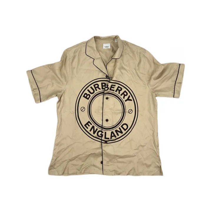 Burberry Burberry Logo Pattern Short Sleeve Shirt for Men Size US M / EU 48-50 / 2 - 2 Thumbnail