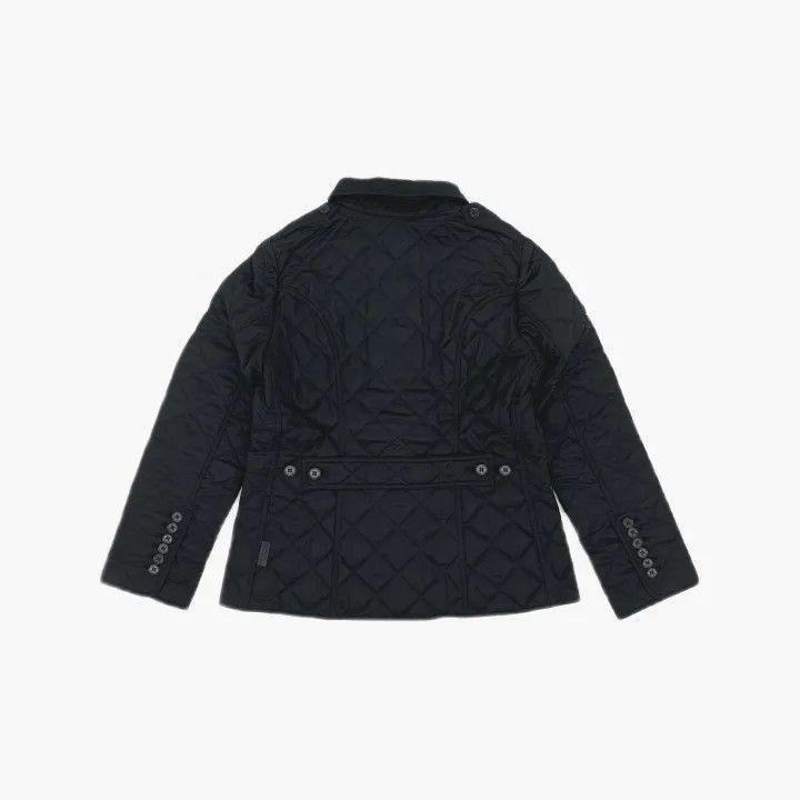 Burberry Burberry Solid Black Quilted Cotton Jacket Size US L / EU 52-54 / 3 - 3 Thumbnail
