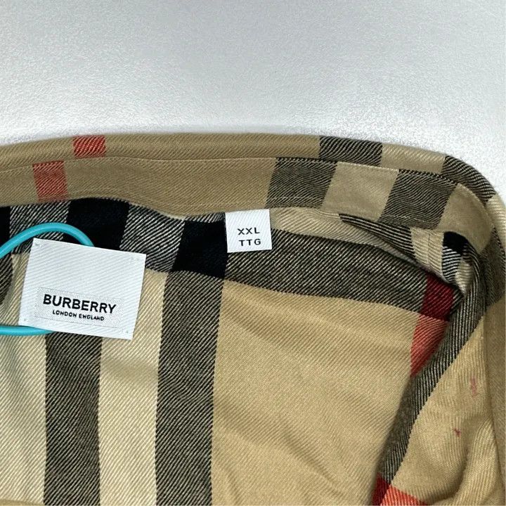 Burberry Burberry SS23 Plaid Long Sleeve Button-Up Shirt Size US XXL / EU 58 / 5 - 2 Thumbnail