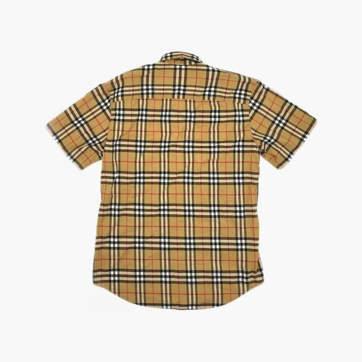 Burberry Burberry Check Pattern Short Sleeve Shirt Size US M / EU 48-50 / 2 - 3 Thumbnail