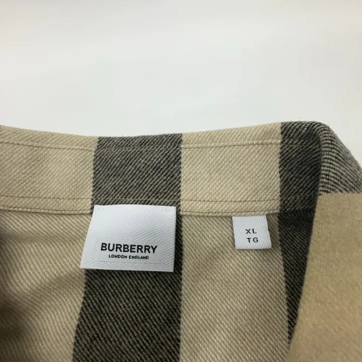 Burberry Burberry Striped Pattern Jacket in Brown Size US XL / EU 56 / 4 - 5 Thumbnail