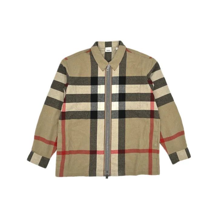 Burberry Burberry Striped Pattern Jacket in Brown Size US XL / EU 56 / 4 - 2 Thumbnail