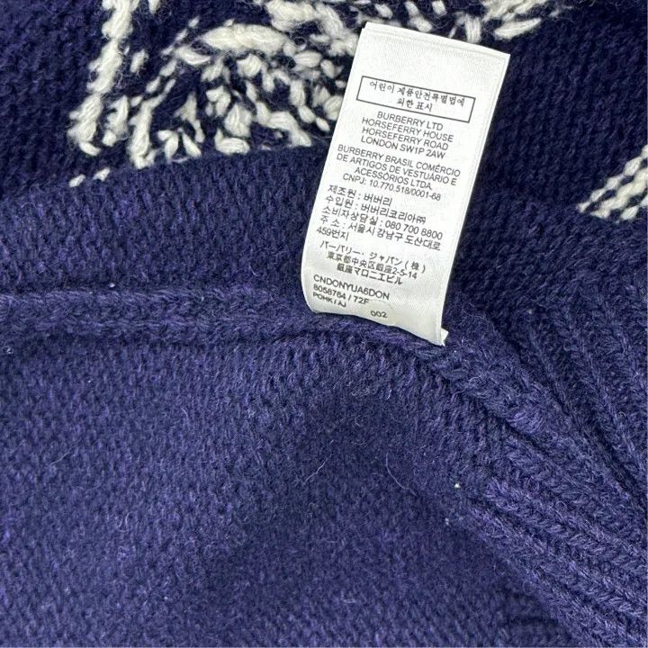 Burberry Burberry Autumn Winter Knight Pattern Knit Sweater Size US S / EU 44-46 / 1 - 4 Thumbnail
