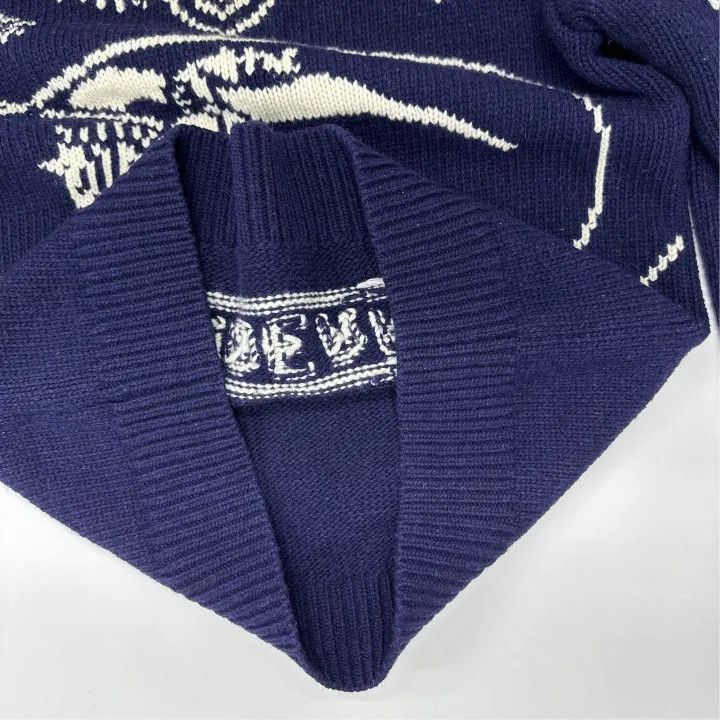 Burberry Burberry Autumn Winter Knight Pattern Knit Sweater Size US S / EU 44-46 / 1 - 7 Thumbnail