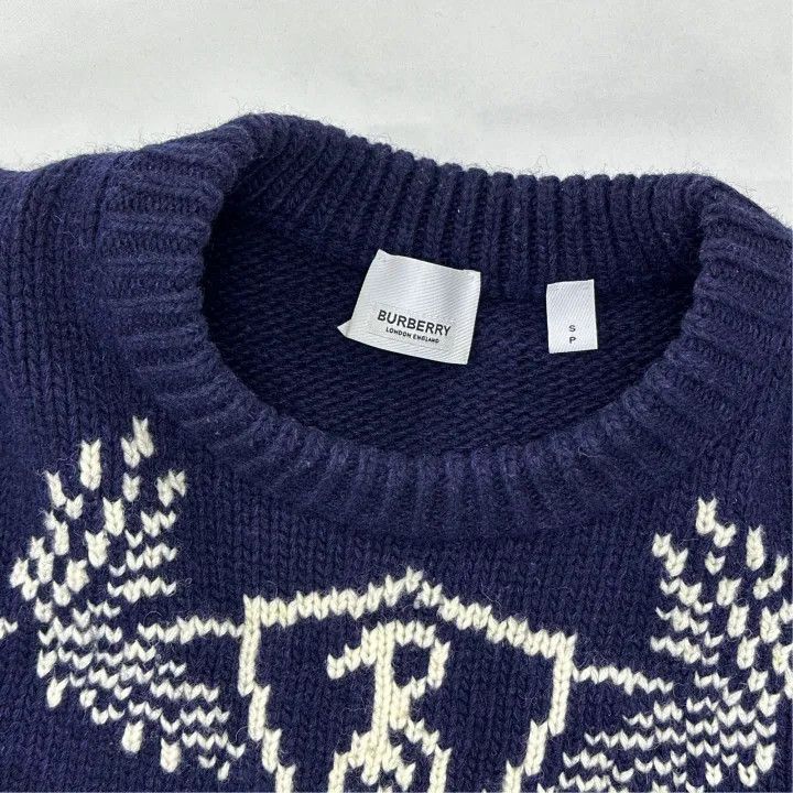 Burberry Burberry Autumn Winter Knight Pattern Knit Sweater Size US S / EU 44-46 / 1 - 6 Thumbnail