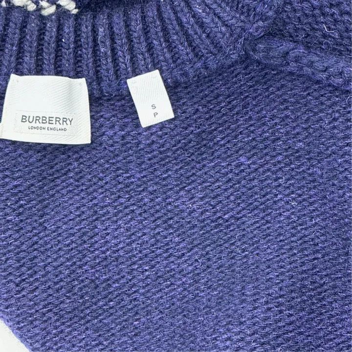 Burberry Burberry Autumn Winter Knight Pattern Knit Sweater Size US S / EU 44-46 / 1 - 5 Thumbnail