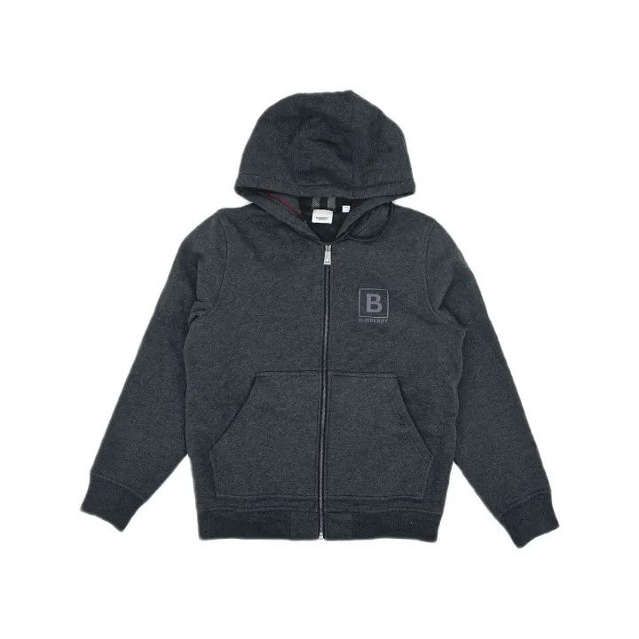 Burberry Burberry Embroidered Logo Hooded Sweatshirt Size US M / EU 48-50 / 2 - 2 Thumbnail