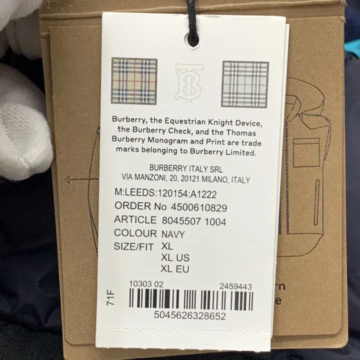 Burberry Burberry Men's Hooded Down Jacket Size US XL / EU 56 / 4 - 3 Thumbnail