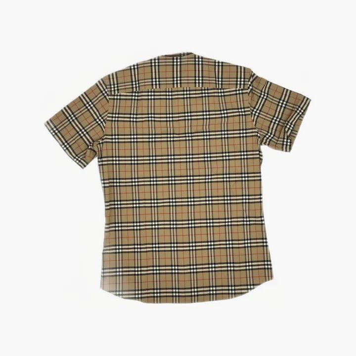 Burberry Burberry Short Sleeve Shirt in Khaki Check Size US M / EU 48-50 / 2 - 3 Thumbnail