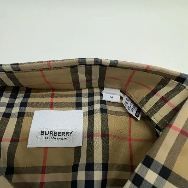 Burberry Burberry Short Sleeve Shirt in Khaki Check Size US M / EU 48-50 / 2 - 10 Thumbnail