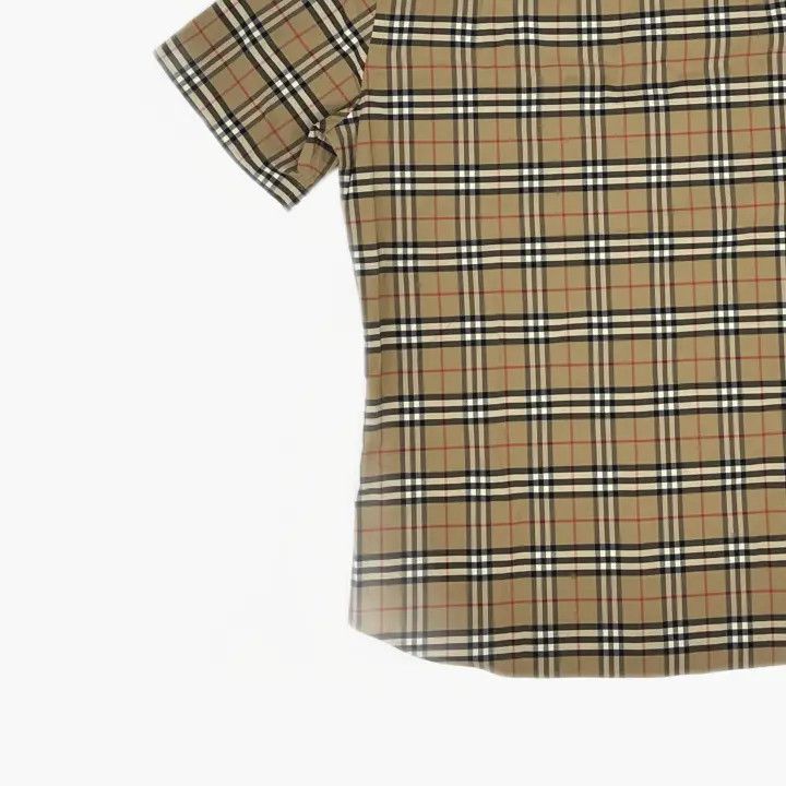 Burberry Burberry Short Sleeve Shirt in Khaki Check Size US M / EU 48-50 / 2 - 5 Thumbnail