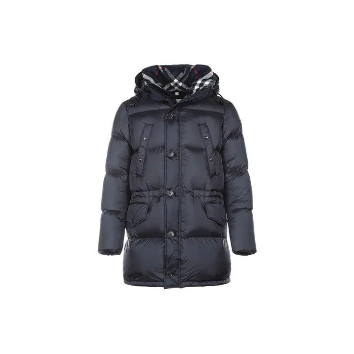 Burberry Burberry Logo Decorated Hooded Down Jacket Size US S / EU 44-46 / 1 - 2 Thumbnail