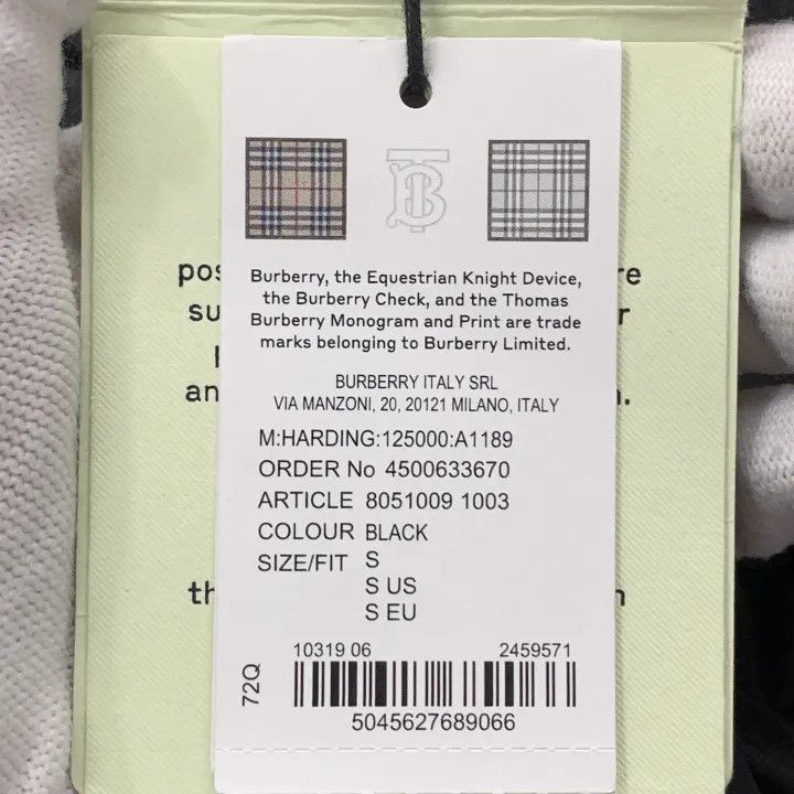 Burberry Burberry Lightweight Black Hooded Jacket Size US S / EU 44-46 / 1 - 3 Thumbnail