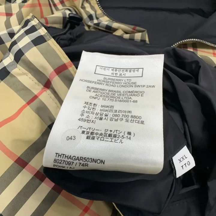 Burberry Burberry Vintage Reversible Hooded Check Jacket Size US XXL / EU 58 / 5 - 6 Thumbnail