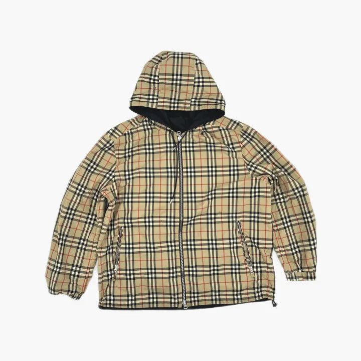 Burberry Burberry Vintage Reversible Hooded Check Jacket Size US XXL / EU 58 / 5 - 4 Thumbnail