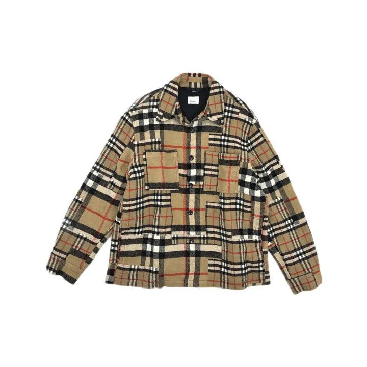 Burberry Burberry SS22 Plaid Wool Long Sleeve Shirt Size US L / EU 52-54 / 3 - 2 Thumbnail
