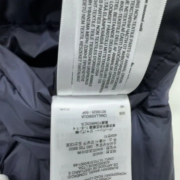 Burberry Burberry Navy Blue Hooded Down Jacket Size US XS / EU 42 / 0 - 7 Thumbnail