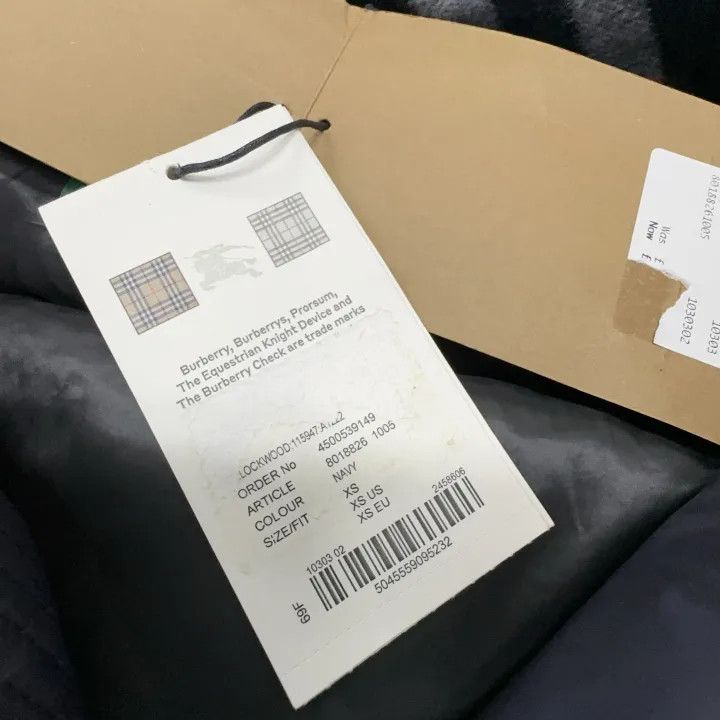 Burberry Burberry Navy Blue Hooded Down Jacket Size US XS / EU 42 / 0 - 4 Thumbnail