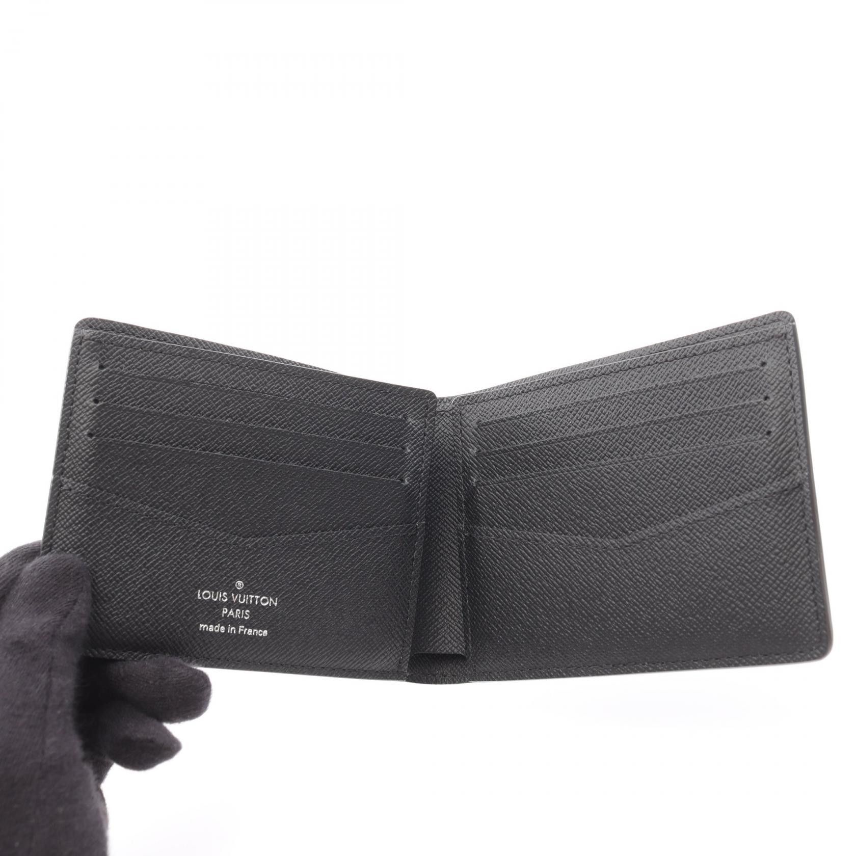 Louis Vuitton Louis Vuitton Louis Vuitton Portefeuille Slender Monogram Wallet Canvas Short Wallet M80906 Size ONE SIZE - 3 Thumbnail