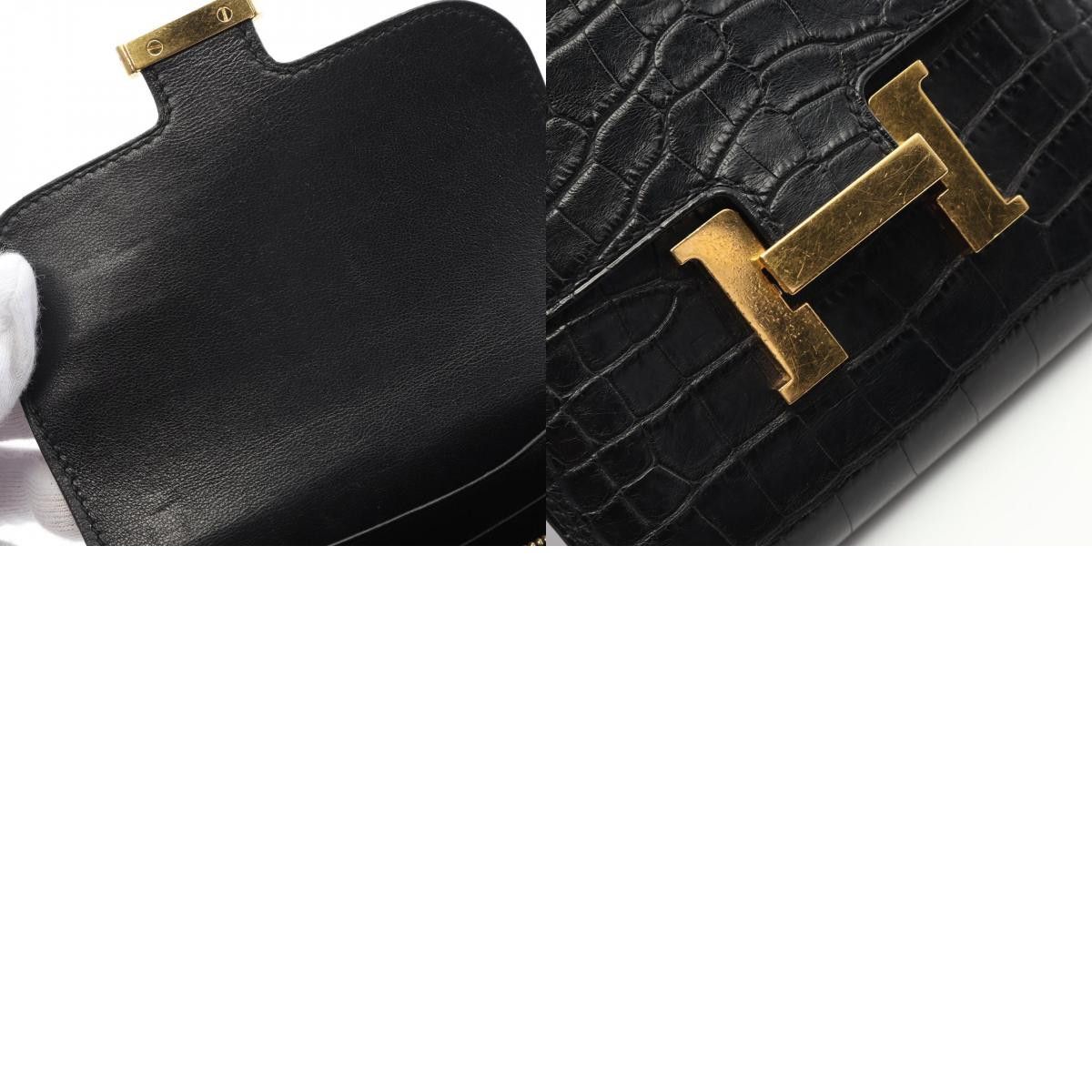 Hermes Hermes Hermes Constance Compact Alligator Mat Wallet Others Short Wallet Stamp A (2017) Size ONE SIZE - 10 Thumbnail
