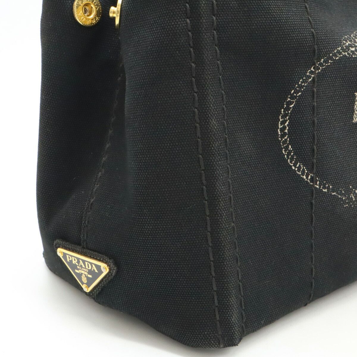 Prada Prada Prada CANAPA Canvas Tote Bag Canvas Tote Bag 1BG439 Size ONE SIZE - 7 Thumbnail