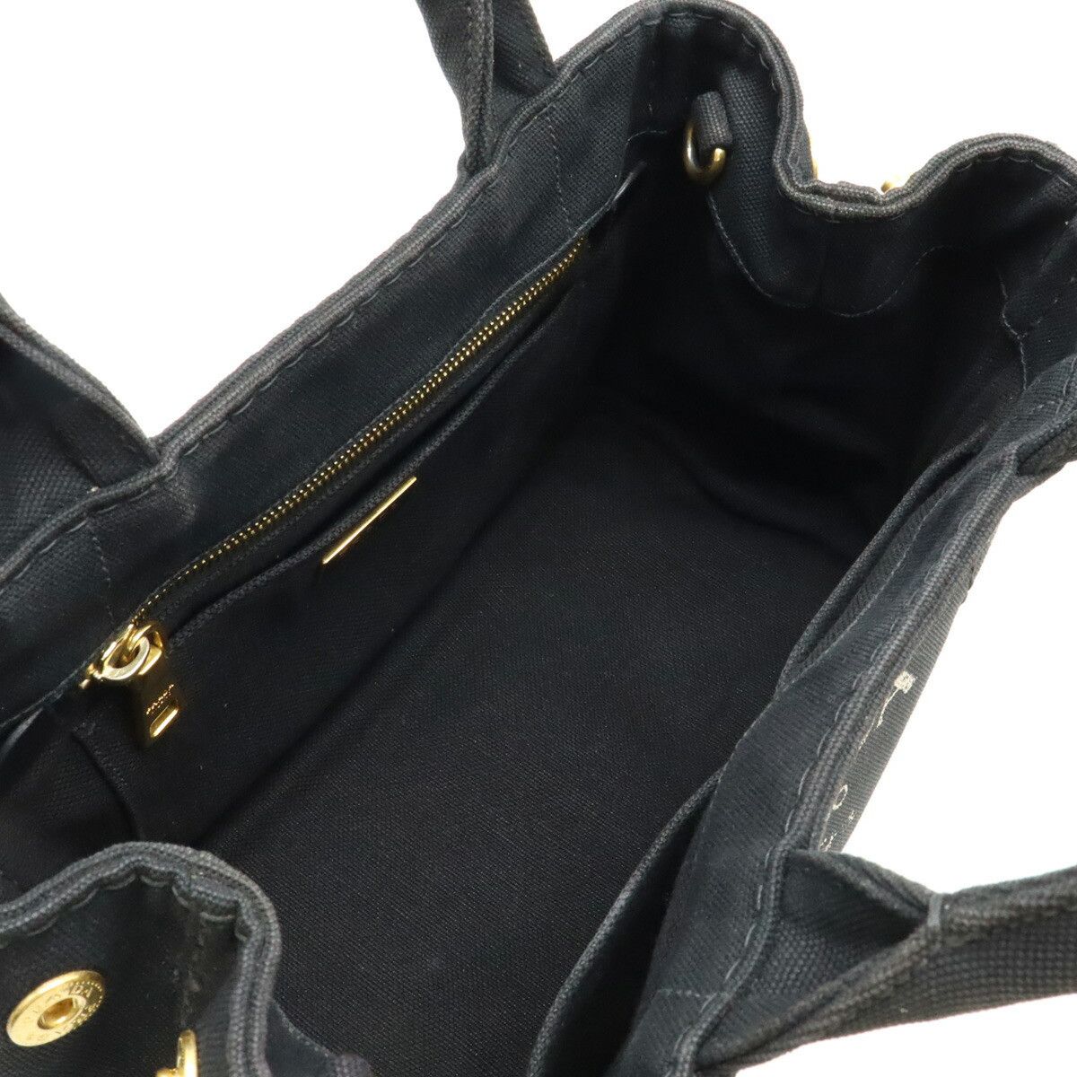 Prada Prada Prada CANAPA Canvas Tote Bag Canvas Tote Bag 1BG439 Size ONE SIZE - 5 Thumbnail