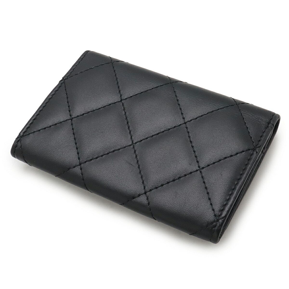 Chanel Chanel Chanel Cambon Line Calfskin Card Case Leather Card Case A50081 DUTY FREE for USA Size ONE SIZE - 2 Thumbnail